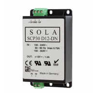 SCP30D12BUDN SOLAHD SCP POWER SUPPLY 30W, 12V OUT, 85-264V IN, SWITCHING, LOW P, DIN/PANEL MOUNT (SCP 30D12-DN)